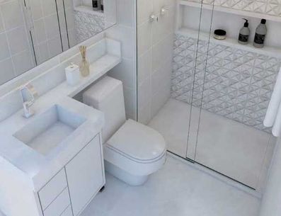 Decora y utiliza cada espacio de tu baño. Pinterest/daledetalles.com