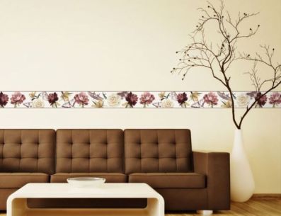 Decora tu hogar con cenefas o listelos. Pinterest/Papeles Pintados
