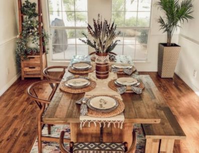 El estilo 'boho chic' derivado del 'boho' incorpora elementos decorativos que logra que los espacios luzcan más rústicos, naturales y con un toque vintage. PINTEREST/ Apartment Therapy