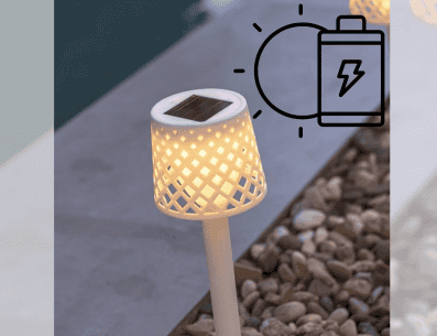 Las luces solares no se conectan a la red eléctrica y son 100 por ciento autónomas, por lo que autoproducen su propia energía. PINTEREST/ Negarden be happy