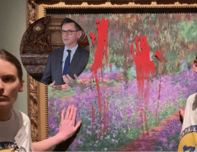 El director del Museo de Orsay, Christophe Leribault, dijo que "es triste porque consideramos que la militancia ecologista obra por la conservación de la Tierra, por la transmisión del mundo a las nuevas generaciones". AFP/ Musée Orsay/ http://www.musee-orsay.fr