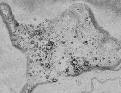 Arqueólogos descubrieron en el estado mexicano de Campeche una antigua ciudad maya; la nombraron Ocomtún, “columna de piedra”. INAH/ Ivan Ṡprajc.