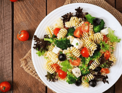 Pasta mediterránea. PINTEREST/ Adelgazar en casa