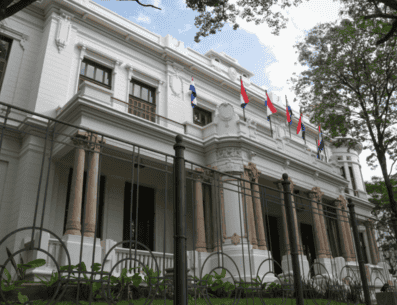 El palacio ubicado en la ciudad de Asunción fue convertido en la sede provisional del gobierno paraguayo. EFE/ ARCHIVO