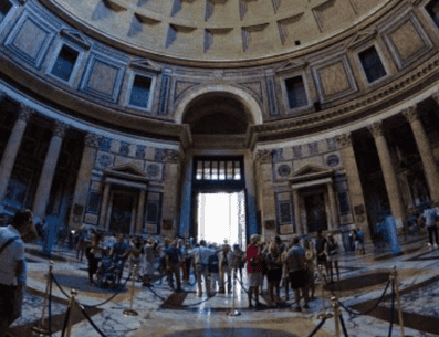 El Panteón de Roma es uno de los principales destinos turísticos de Italia, dada su monumentalidad, su imponente cúpula y su situación, enclavado en pleno corazón de la Ciudad Eterna. PINTEREST/ Anécdotas de Cine, Música y Arte