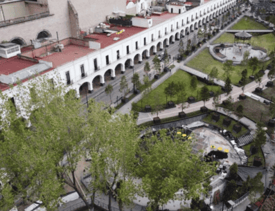 Plaza González Arratia. SUN/ ARCHIVO