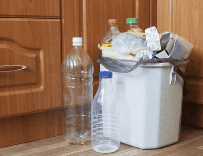 Contenedor de basura doméstico. PINTEREST/ Cocina Vital