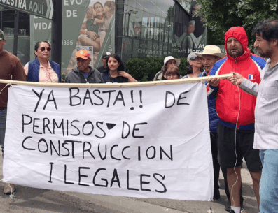 Vecinos de Lomas Verdes, Estado de México se manifestaron en contra de las construcciones de una inmobiliaria sobre tierras ejidales. SUN/ ARCHIVO