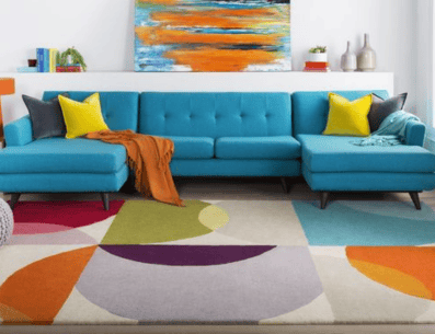 Como se refieren a los tonos utilizados en los dulces, los colores de los caramelos encajan perfectamente en ambientes de estilo romántico. PINTEREST/ Rugs Direct