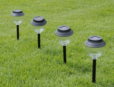Solar lights for the garden