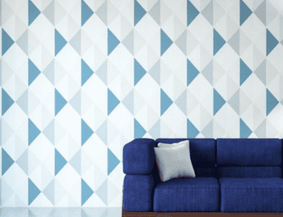 ¿Listo para adoptar el estampado geométrico en la decoración de tu hogar? PINTEREST/ entrecolores