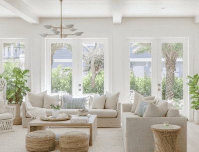 Te compartimos varias opciones en las que puedes crear una decoración en blanco inspirada en diferentes ambientes. PINTEREST/