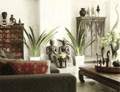 Un punto importante es que puedes aplicar el estilo oriental en toda la casa o en una sola habitación. PINTEREST/ Robin Pollan