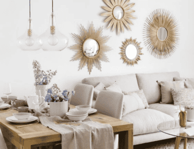 Decora tu hogar con espejos colocándolos de la forma correcta. PINTEREST/ Decoración de Interiores - Interior Design