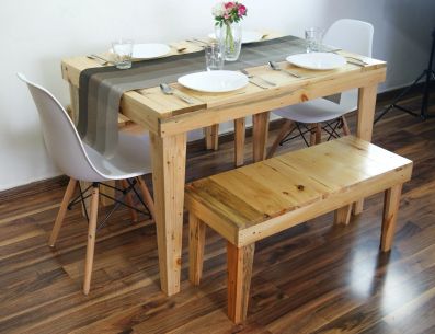 Comedores con banca, un mueble con modernidad y funcionalidad para tu casa