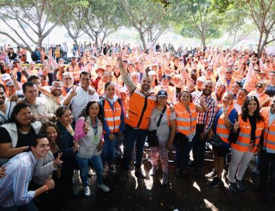 Cada semana, la macrobrigada “Siempre Hay Chamba” se lleva a cabo en diferentes colonias del municipio. ESPECIAL/Gobierno de Tlajomulco
