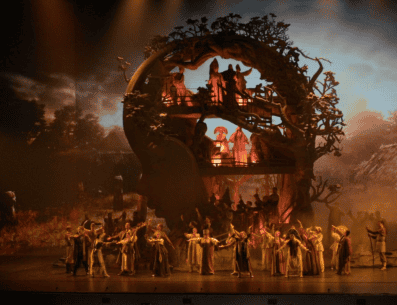 Teatro Mariinski de San Petersbugo estrenó 'Mandrágora', la primera ópera creada con ayuda de inteligencia artificial. EFE / Banco Sberbank