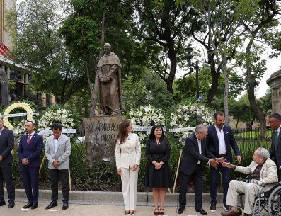 Conmemoran aniversario luctuoso de Fray Antonio Alcalde
