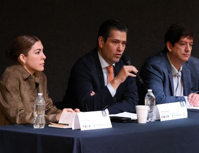Cindy Blanco Ochoa, titular de la Secretaría de Desarrollo Económico, explicó que son seis sectores estratégicos los que están impulsando atraer en los parques industriales. EL INFORMADOR / A. Navarro