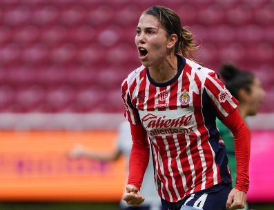 ALICIA CERVANTES. La delantera y referente de Chivas representará a la Liga MX femenil. IMAGO7