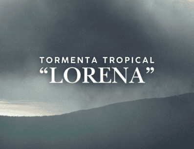 “Lorena” se ha degradado a una tormenta tropical frente a la costa occidental de Baja California Sur. ESPECIAL / CANVA