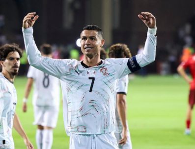 Cristiano alcanzó los 942 goles en su carrera, 140 con la camiseta de su selección. EFE / J. Sena Goulao