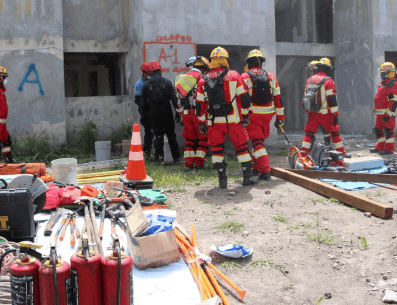 El simulacro se desarrolla bajo un escenario hipotético de sismo con magnitud 8.1 e intensidad IX. ESPECIAL/Gobierno de Tlajomulco