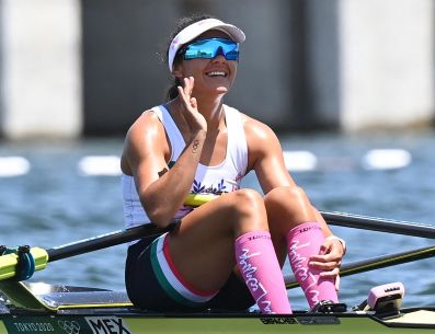 Con este nuevo logro, Kenia Lechuga se confirma como un orgullo para el deporte mexicano y una de las figuras más constantes del remo a nivel internacional. AFP / ARCHIVO