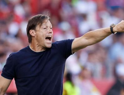 Sevilla publicó el discurso del medio tiempo de Matías Almeyda. EFE / ARCHIVO