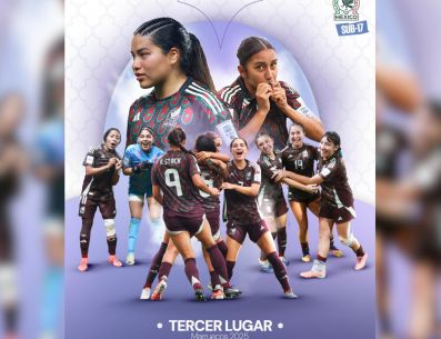 México consiguió su segunda mejor actuación en un Mundial Sub-17 Femenino al concluir en el tercer lugar. X / @Miseleccionfem