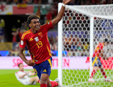 La estrella del Barcelona y de la Selección de España, Lamine Yamal. AP / M. Fernández