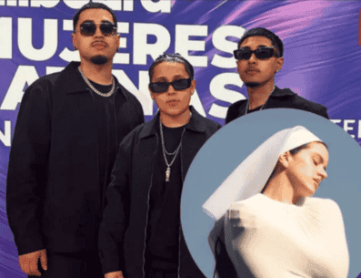 A través de redes sociales, Yahritza junto a Jairo y Armando Martínez han estado promocionando "La Perla", compartiendo diversos videos interpretando el verso: "La decepción local / rompecorazones nacional / desastre mundial / Es una perla, nadie se fía." Instagram/YahritzaYSuEsencia / ESPECIAL / CANVA