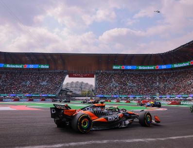 Ya se vendieron los más de 400 mil boletos disponibles para el Gran Premio de México 2026. ESPECIAL / IMAGO7 y CANVA
