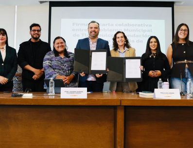 Paola Lazo, directora de Fundación Marisa, resaltó la importancia de construir políticas públicas que escuchen y atiendan a las personas cuidadoras. ESPECIAL/Gobierno de Tlajomulco