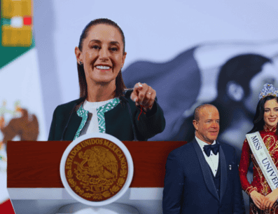 "Ahora eso es independiente de la joven que ganó el concurso porque lo quieren juntar, es distinto", declara Sheinbaum. EFE / M. Guzmán / ARCHIVO