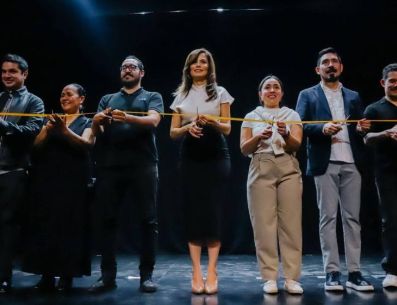 Vero Delgadillo pidió a las y los vecinos, así como a artistas, apoderarse de él, aprovecharlo y reencontrarse como sociedad. ESPECIAL/Gobierno de Guadalajara