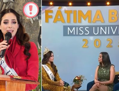 Entrevistadores de Telemundo revelaron que Fátima Bosch los abandonó durante una entrevista. EFE / ARCHIVO / ESPECIAL YouTube La Mesa Caliente