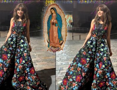 Esto sucedió tras la publicación de Itatí Cantoral de su regreso a la Basílica de Guadalupe para cantarle Las Mañanitas a la Virgen. ESPECIAL / TIKTOK ItatíCantoral