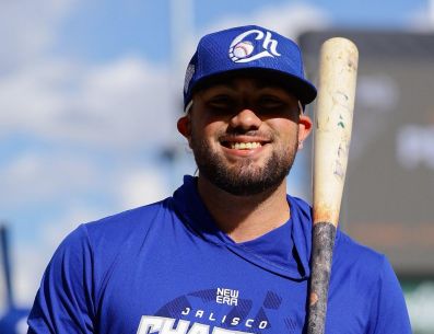 El bateador de los Charros de Jalisco encabezó la ofensiva jalisciense durante seis encuentros, en los que registró un promedio de bateo de .448, conectó dos cuadrangulares y produjo 13 carreras. CORTESÍA/ CHARROS DE JALISCO.