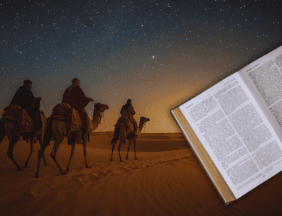 Los sabios de Oriente siguieron su camino hasta que la estrella que seguían se detuvo sobre el lugar donde se encontraba el niño Jesús y sus padres. ESPECIAL / CANVA