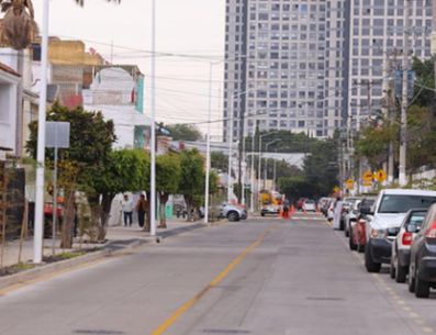 En total fueron intervenidos 486 metros, que incluyen: pavimentación con concreto hidráulico, banquetas, cruces peatonales y accesibilidad universal. ESPECIAL / GOBIERNO DE ZAPOPAN