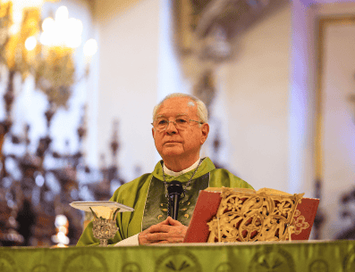 Robles Ortega explicó que en el conclave con el Papa se abordaron los temas de la sinodalidad y la evangelización. METRÓPOLI / J. Acosta