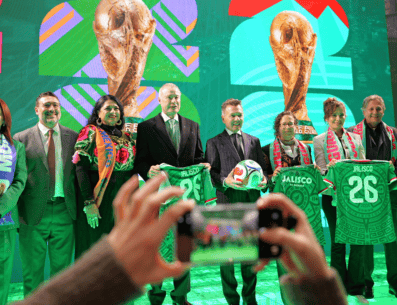 Con una verdadera fiesta tapatía, el Gobernador del Estado, inauguró el pabellón de Jalisco, la única entidad que participa con tres espacios de exhibición. CORTESÍA