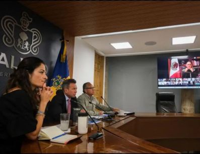 El encuentro formó parte de la estrategia coordinada entre la administración estatal y el Gobierno federal para contener la enfermedad. X / @PabloLemusN