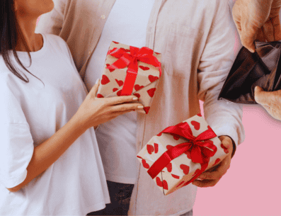 Día de San Valentín: El "materialismo afectivo" es la tendencia a relacionar la calidad o el costo de un regalo con la intensidad del afecto. ESPECIAL / CANVA