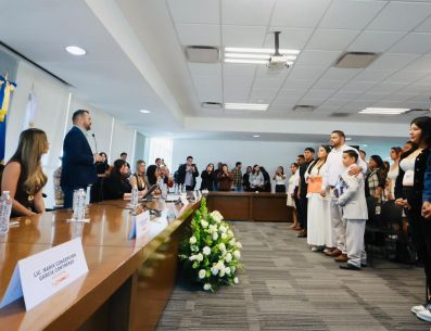 Gerardo Quirino subrayó la importancia de formalizar la vida en pareja. ESPECIAL/Gobierno de Tlajomulco