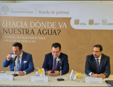 Desde la rueda de prensa "¿Hacia dónde va nuestra agua?", académicos de la UP exigen acciones para evitar contaminación del agua en Guadalajara. METRÓPOLI  / M. Hernández