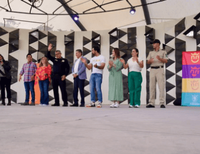 Juan José Frangie Saade destacó la importancia de generar espacios que contribuyan al desarrollo integral de la niñez. ESPECIAL/Gobierno de Zapopan