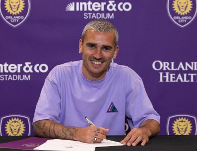 "Estoy muy ilusionado de comenzar este nuevo capítulo de mi carrera con el Orlando City", expresó Griezmann en declaraciones a los medios oficiales. EFE / M. Thor