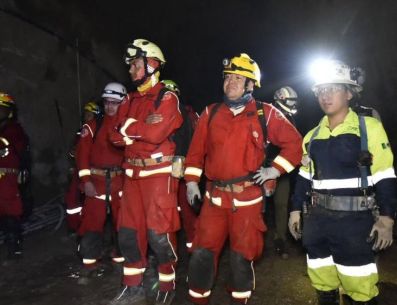 Los conocimientos y capacitación, así como el apoyo de la familia, fueron clave para no rendirse y lograr la localización y rescate con vida de un minero. ESPECIAL